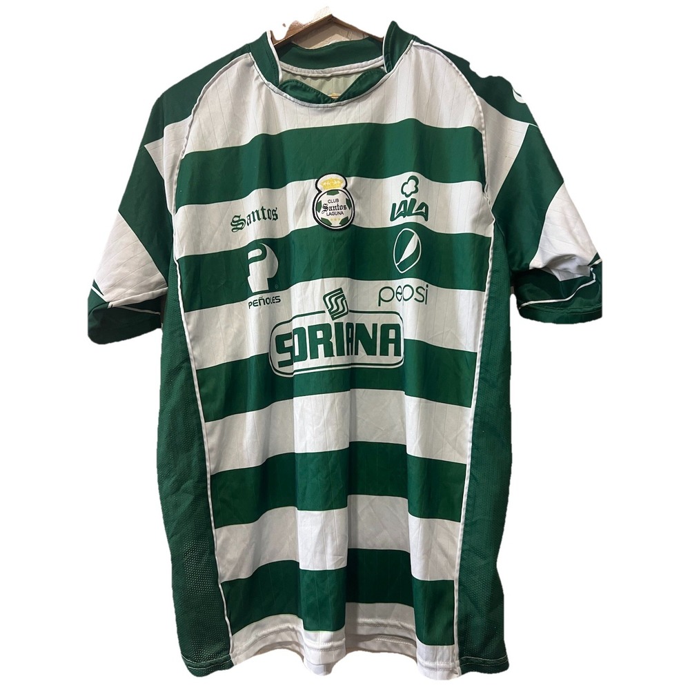 Vintage Mens Club Santos Laguna Mexico 1983-2013 Soccer #5 Jersey Medium Soccer‎